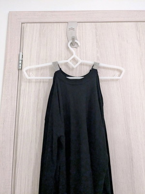Sfera black blouse like new with shoulder cutouts and silver details