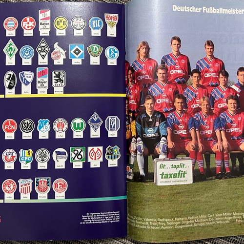 KICKER Annual Almanac 1994-1995 with 208 Pages, Bundesliga