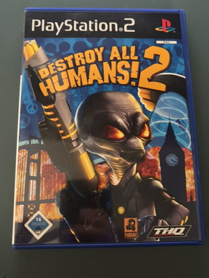 Destroy All Humans 2 PlayStation 2 like new, German cover