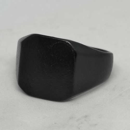Men's ring black geometric design size 12 like new