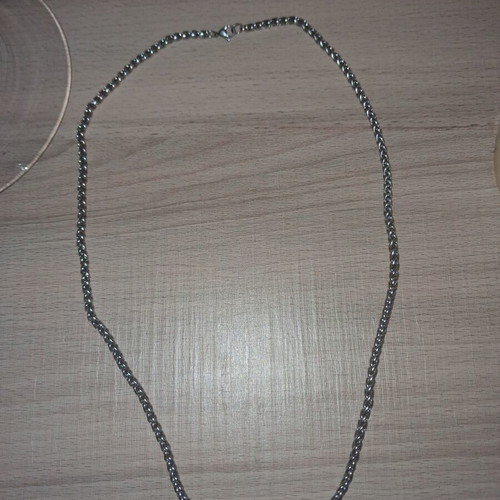 Chain necklace unisex new stainless steel silver color