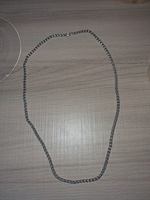 Chain necklace unisex new stainless steel silver color