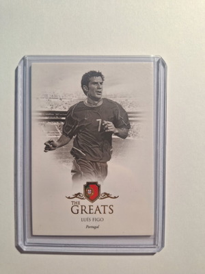 Futera Unique 2023 The Greats #106 κάρτα Luis Figo καινούργια