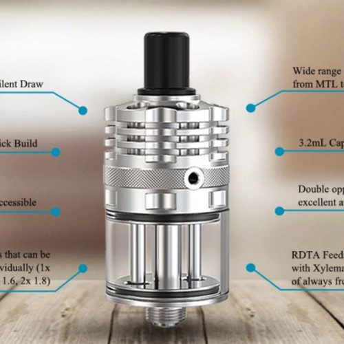 Ambition Mods Ripley MTL RDL RDTA black 3.2ml like new