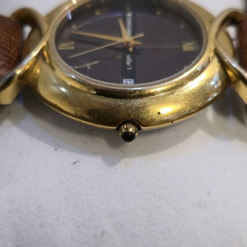 Junghans Solar 1 watch used, gold-plated