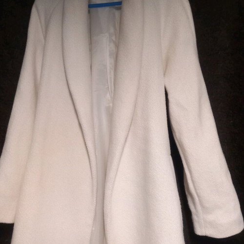 Women's coat used, beige, very soft
