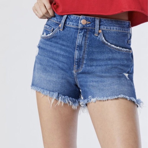 Mavi Roise Mid Short women's denim shorts new, size 28, blue