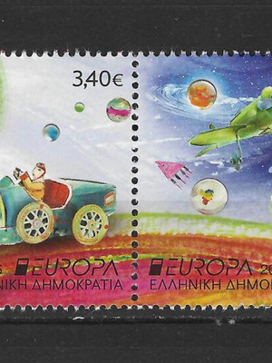 2015 EUROPA ελληνικά γραμματόσημα, πλήρης σειρά με οδόντωση, ασφράγιστη χωρίς σαρνιέρα