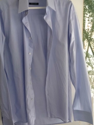 Ανδρικό πουκάμισο Truzi Classic XL τιρκουάζ σαν καινούργιο