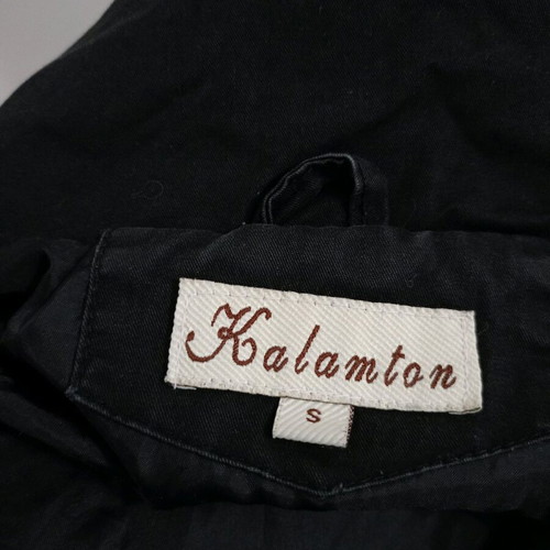 Kalampton Black cargo denim jacket fitted line like new