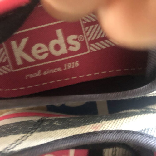 Keds Kids Champion K sneakers size 29 new, blue and pink