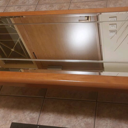 Coffee table used, solid wood 1.20×60