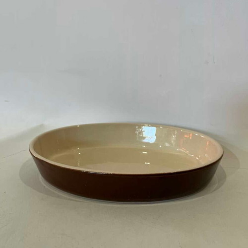 Vintage Emile Flenry France oval ceramic oven dish 3.5x22x15