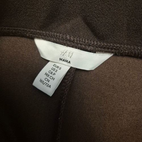 H&M maternity pants brown wide like new