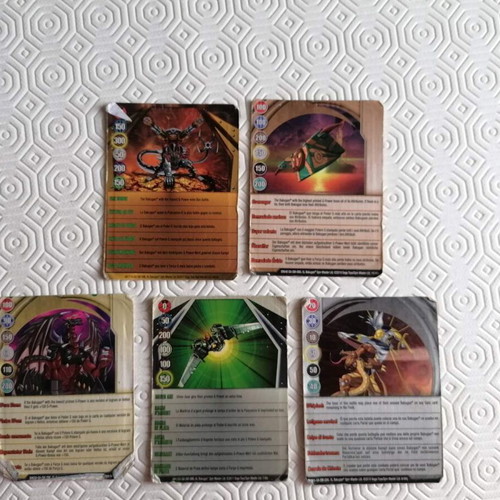 Bakugan Ability Cards used