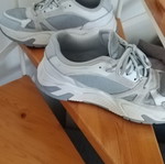 Ανδρικά παπούτσια Calvin Klein Chunky Sneakers σαν καινούργια no44 γκρι μπεζ