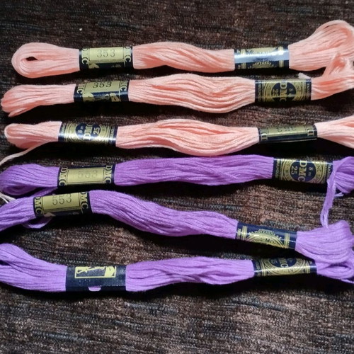 DMC threads new, pack of 79 skeins