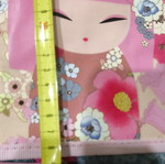 Kimmidol crossbody bag used, multicolor, missing one flower