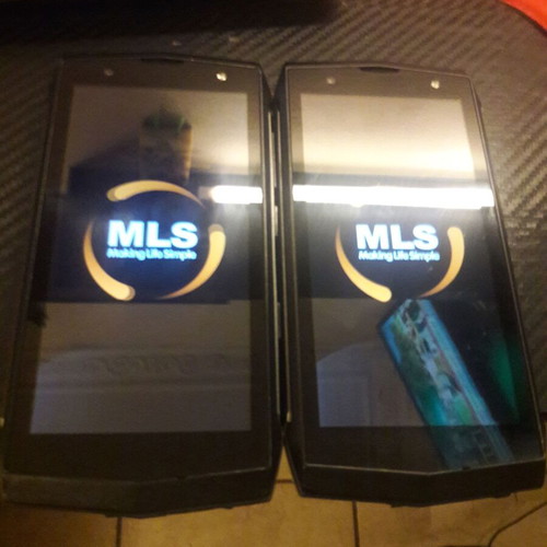 MLS Rocky 4G smartphones used, pack of 2, rugged, 16GB