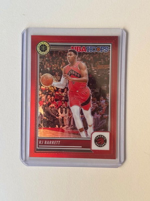 NBA Hoops Premium Stock 2023-24 RJ Barrett Red Prizm card new