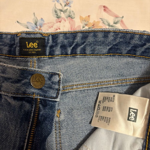 Lee w27 jean pants like new, blue