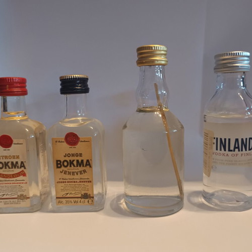 Vodka miniature bottles, pack of 13, sealed