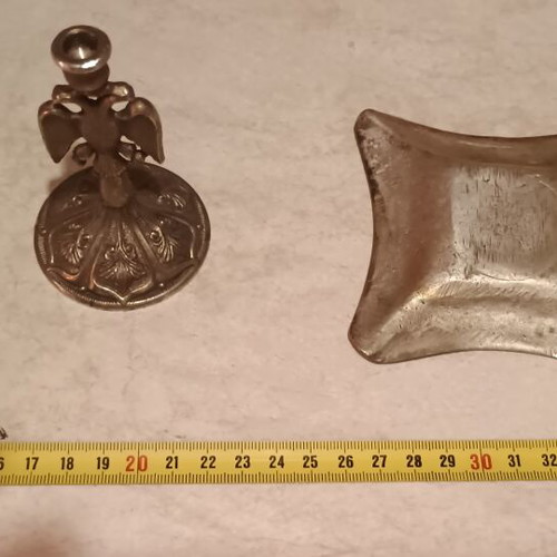Vintage double-headed eagle metal decorations, like new, 1980s