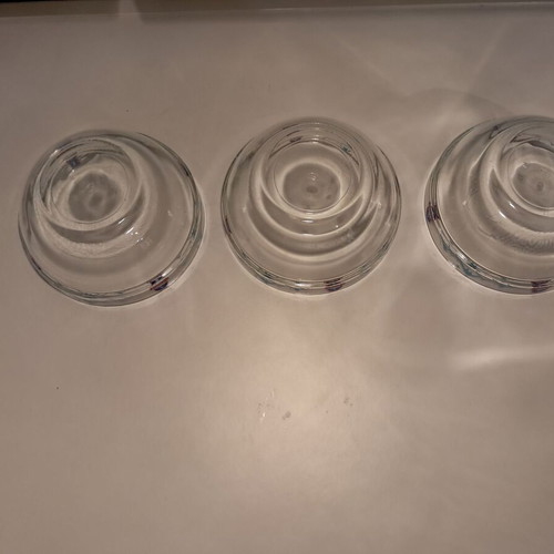 Olympus glass bowl set of 3 for dessert and salads, new
