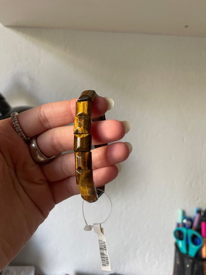 Bracelet new elastic brown and gold