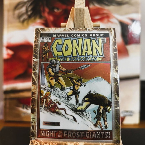 Conan Series 4 The Marvel Years All-Chromium card No 16 Night of the Frost Giants