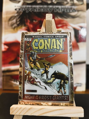 Conan Series 4 The Marvel Years All-Chromium card No 16 Night of the Frost Giants