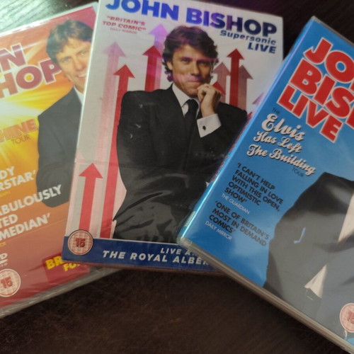 John Bishop Live stand-up comedy DVD new, English subtitles, set of 3