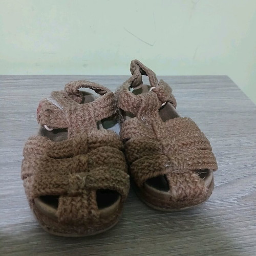 Zara sandals used, brown, size 26