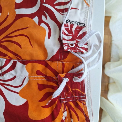 Zara Wave Men's Swimwear Medium like new, red and orange
