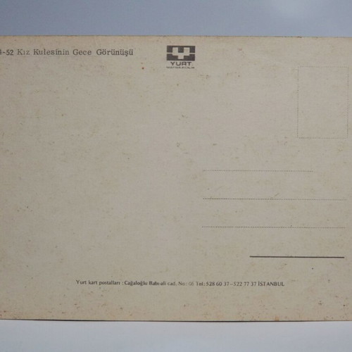 Postcard Constantinople used