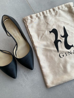 Jessica Simpson black high heels used, size 36-37