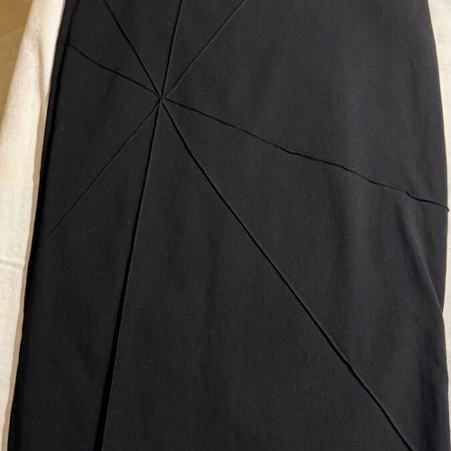 Midi skirt black elastic like new size S/M