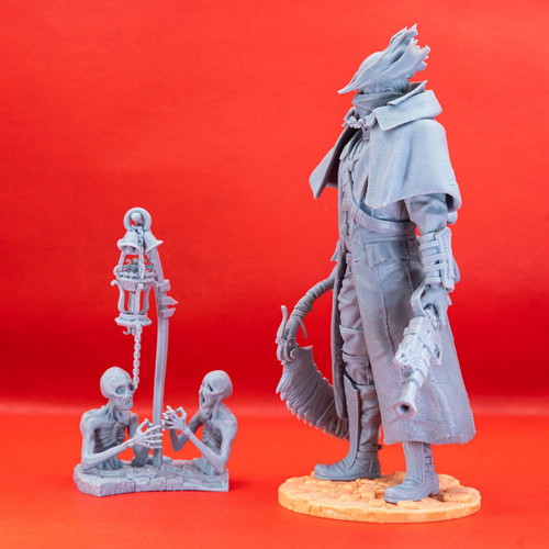 Bloodborne 3D printed figure unpainted made to order