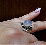  δαχτυλίδι χειροποίητο με πολύτιμη πέτρα