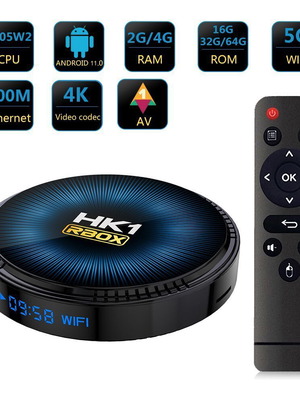 HK1 RBOX W2 Android 11 TV Box 4GB/64GB New