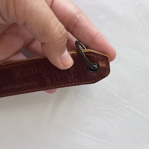Leather keychain F-4E Phantom II