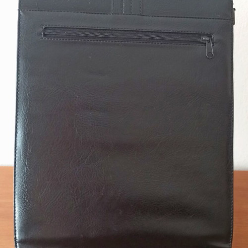 Men's leather briefcase vintage style black like new