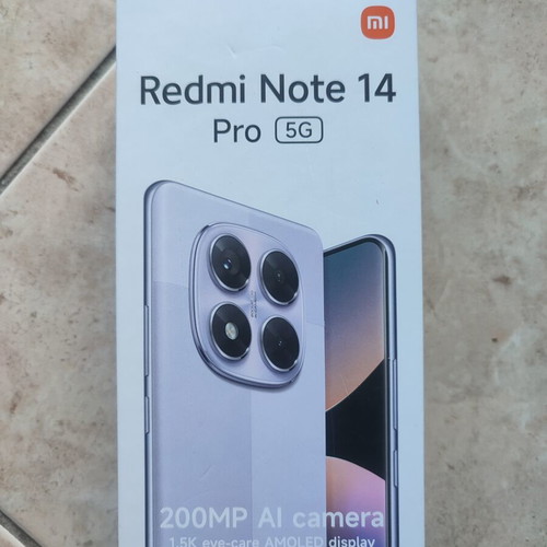 Xiaomi Redmi Note 14 Pro new with 256GB, dual SIM, purple, 22 cases gift