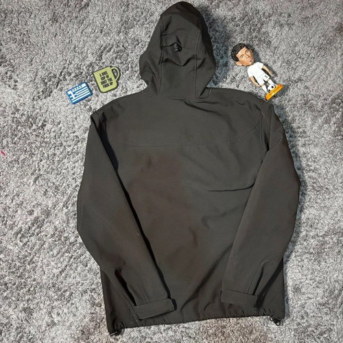 Ergo black waterproof windbreaker jacket, size S