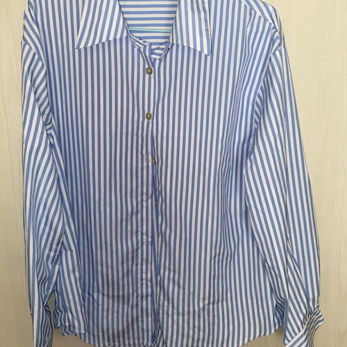 Shein women's shirt like new, size M, white and turquoise
