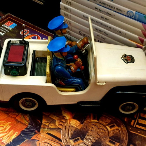 Police car Japan tin used functional