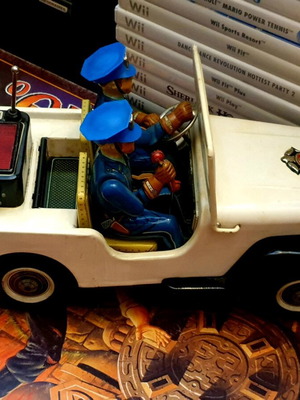 Police car Japan tin used functional