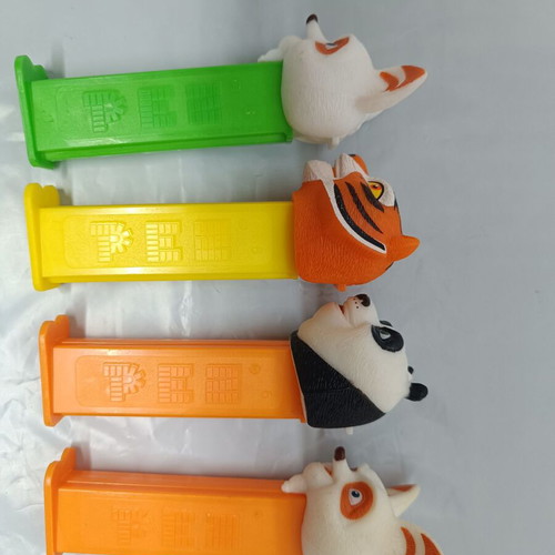 Pez Kung Fu Panda figures used, set