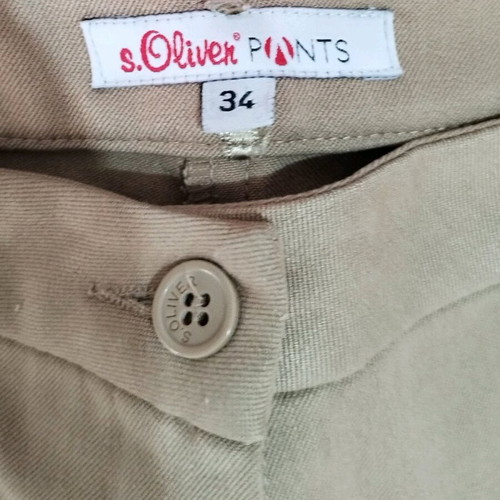 S.Oliver beige pants like new, size XS
