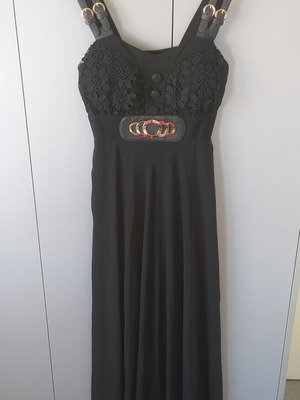 Lace Goth Maxi Dress brand new, black, size L/XL